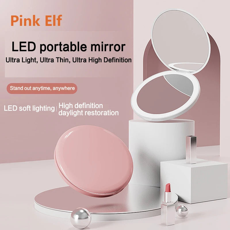 Miroir led de poche