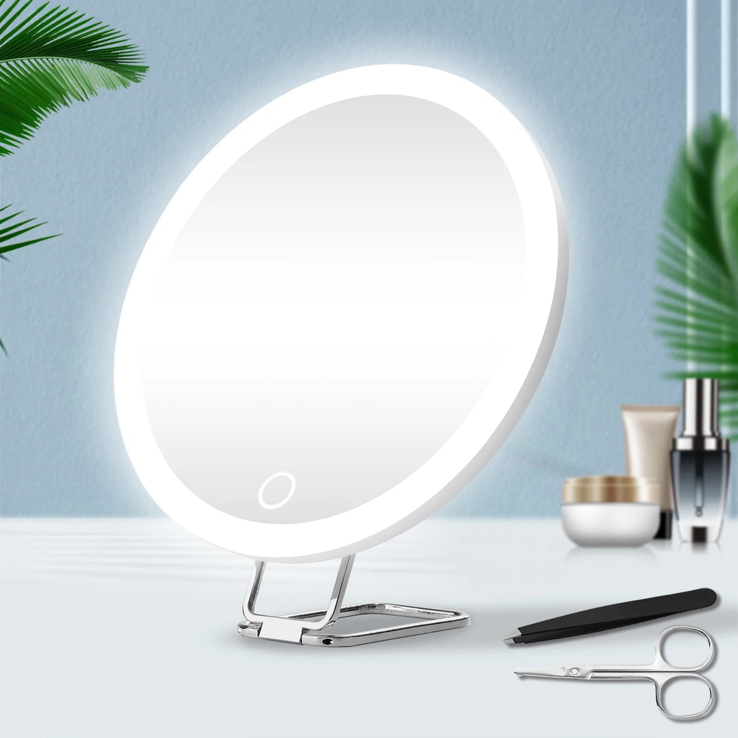 Miroir LED Rond grossisant – L’alliance parfaite entre élégance et praticité